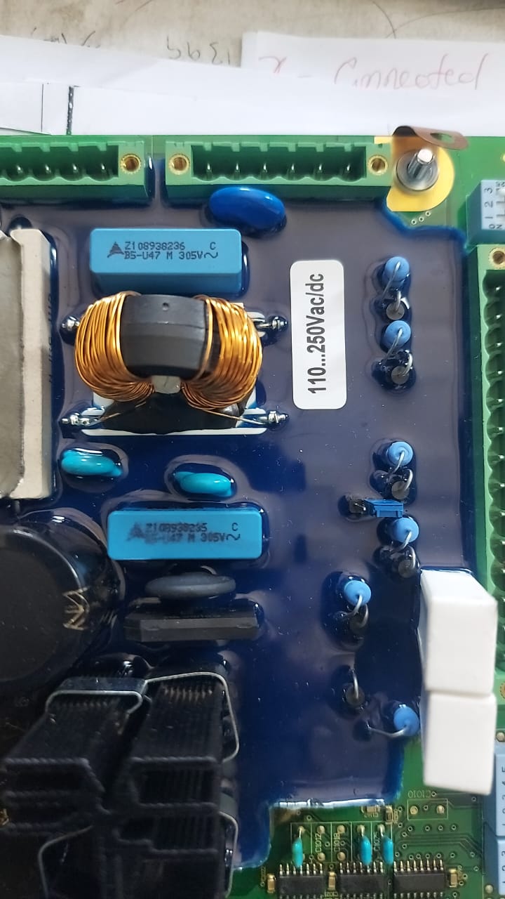 Control board component detail