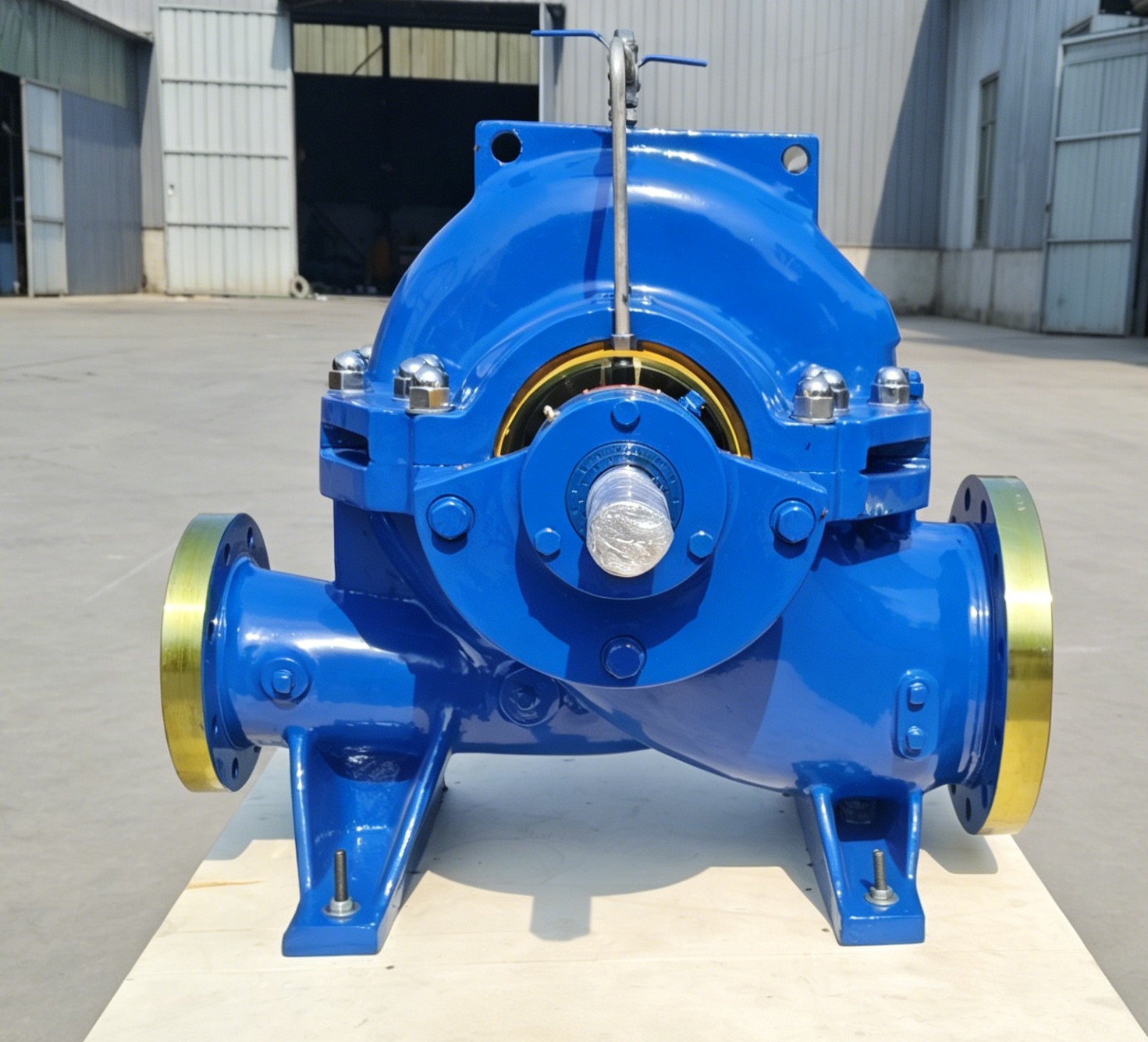 Split-case pump — front view